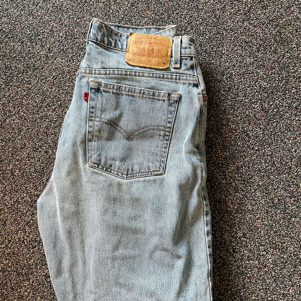 Levi’s 550 Vintage High Rise size 14 regular (more like a 12)